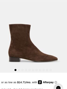 Dolce vita Women's Brown Nubuck Ankle Boots Sz 7 New No Box